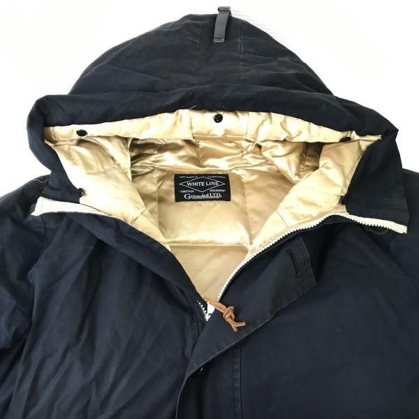 Hergestellt in Japan White Line 90 Prozent Daunenjacke Jumper Herren M 46 Schwarz Mäntel Jacken Jumper(GEBRAUCHT)