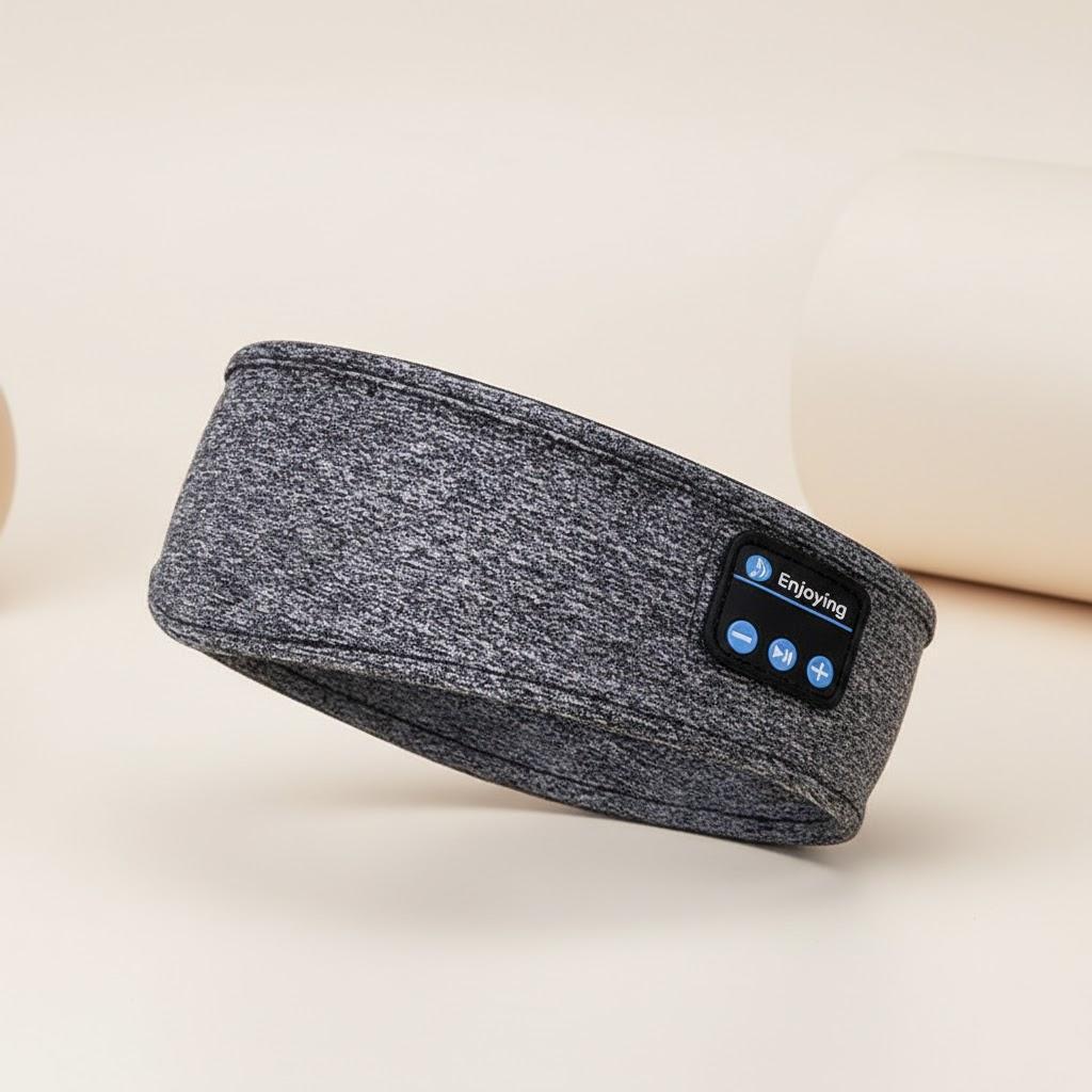 

Wireless HD Stereo Sleep Headphones Sports Headband Bluetooth Ultra-Thin Speakers Workout Yoga Travel Side Sleepers сірий колір
