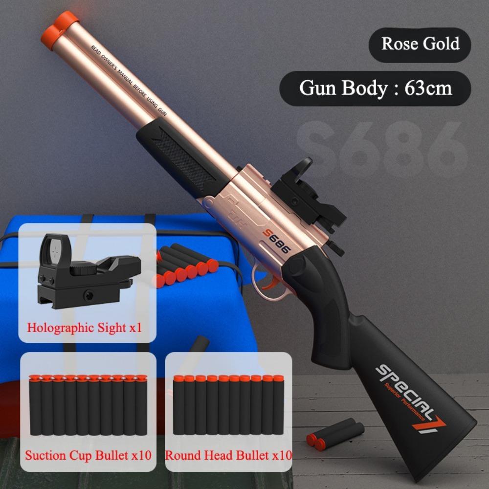 High-Quality S686 High-Quality Double High-Quality Barreled High-Quality Rifle High-Quality Toy High-Quality Gun High-Quality Soft High-Quality