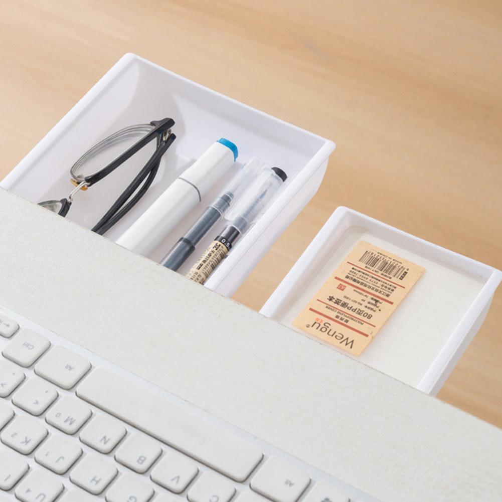 Samolepicí zásuvka pod stůl Skrytý úložný box Úspora místa Víceúčelový organizér na psací potřeby pro psací potřeby/kancelářské potřeby