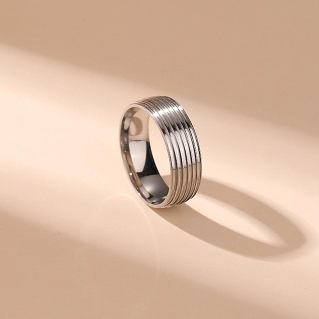 Trendy Stainless Steel Rings Jewelry Set with Various Styles Stylish Rings Perfect for Daily Wear and Thoughtful Gifts