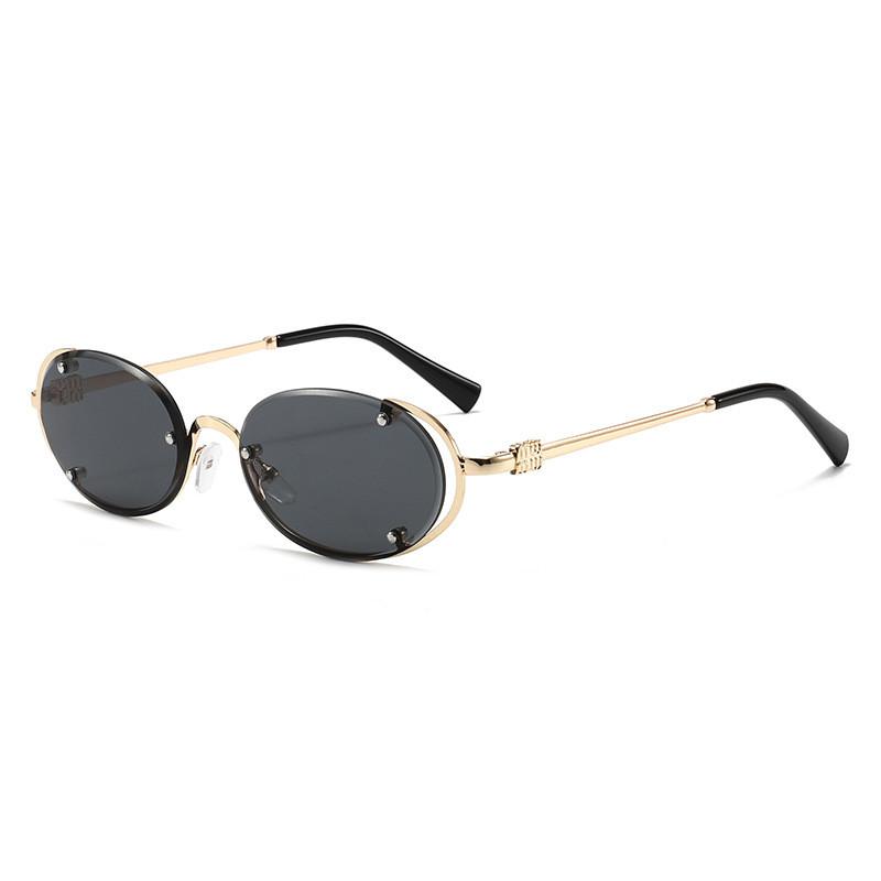 Summer Elliptical Sunglasses For Women With Uv400 Protection Pc Frame Stylish Outdoor Fashion