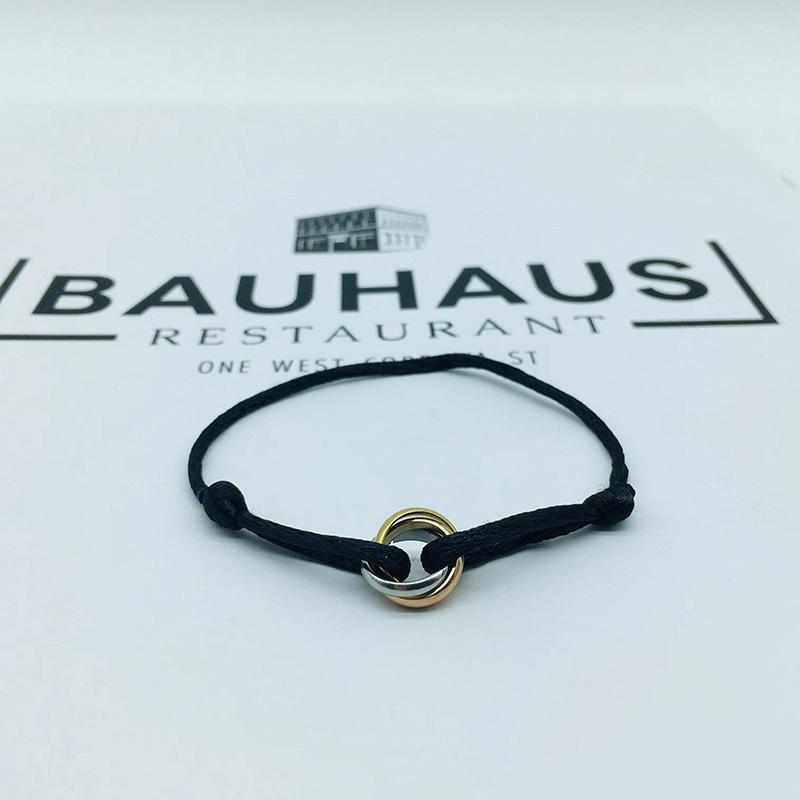 Simple Retro Lucky Woven Rope Bracelet For Women Men Temperament Trendy Luxury Circles Bangles Jewelry Accessories Gifts