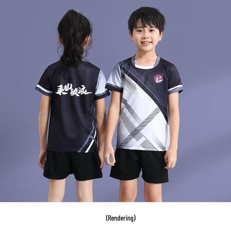 Unisex Schnelltrocknendes Badminton- & Tennis-Sommer-Trikotset