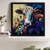 New Arrival 5D DIY Full Circle Diamond Painting "Painted Cow" Embroidery Cross Stitch Home Decor Gift