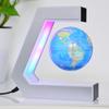 Levitation Magnetic Floating World Map with E Shape Base,360 Degree Rotation and Floating Globe for Office Desk Decoration