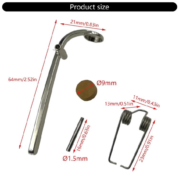 Universals Trombone Water Valves Rusts Resistant Trumpet Water Key Drain Valves Trombone Waterkey Spit Value Springs