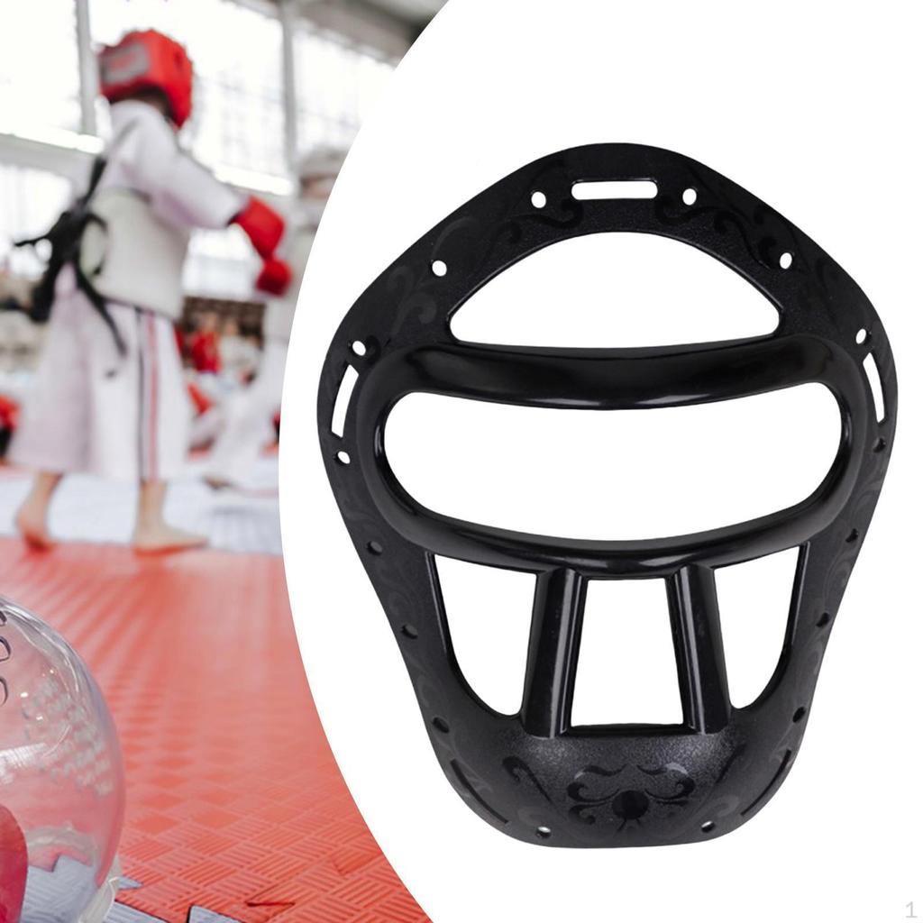 Karate Sparring Face Shield Boxing Cover Gym Mma Taekwondo Detachable Mask Facial Guard for