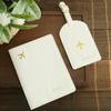Personalized Artificial Leather Passport Holder Custom Name Foldable Lightweight Luggage Tag Ideal for Outings and Travel Gifts
