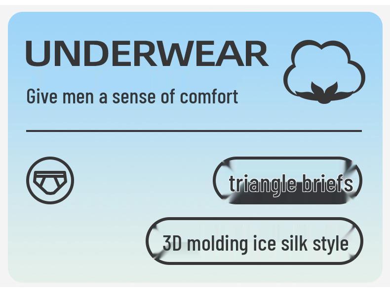 120-Pack Men's Seamless Briefs with 3D Waistband - Double-Sided Fabric, Thin Style, Ideal for Sports