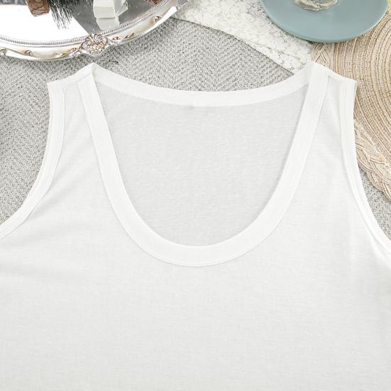 Women's Pajamas Set Sleeveless O-Neck Tank Top with Shorts Sleepwear Set Summer Casual Two-Piece Lounge Suit