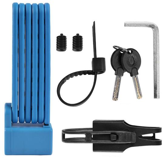 1 Set Fahrrad Tragbares Faltschloss Diebstahlsicher Kratzfest Robustes  Fahrradschloss fr Mountain Road Bikes  zu niedrigen Preisen im Onlineshop  Joom kaufen