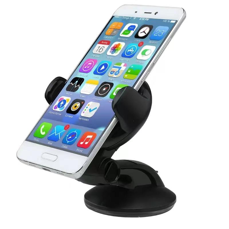 Universal Car Phone Holder Silicone Suction Cup Windshield Mount for Cellphone Smartphone Support Vehicle Dashboard & Windshield
