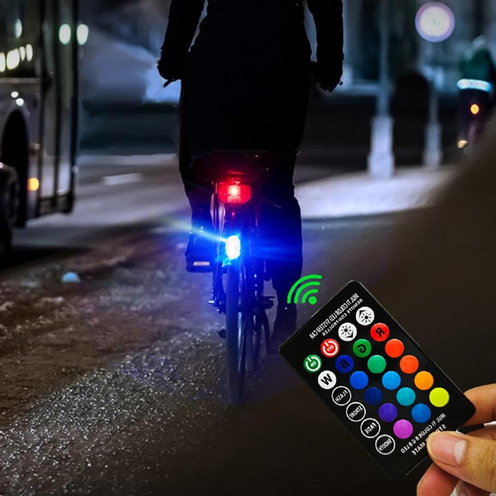 Mdikawe Trådløse LED Blinklys, Fjernkontroll Blinklys - Automotive Trådløse Blinklys