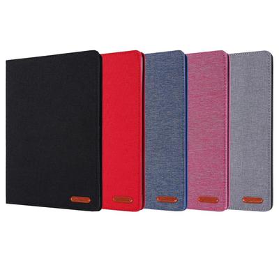 Stand Case for iPad 10.2/10.5/Air1/2/Mini1/2/3/4/5/ipad 5/6/7/8/9/ipad 9.7 Ultra-thin Cloth Pattern Flip Full Coverage Smart Tablet Protective Case
