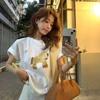 Cartoon Pony Print Short-sleeved T-shirt - Relaxed Style Loose Top