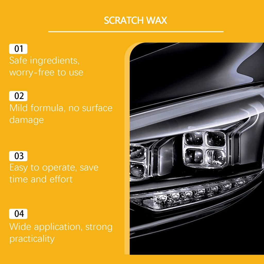 Scratch cream for minor scratches car paint, cleaning, stain removal, and car body care.