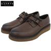 Excellent Condition Grained Calfskin Derby Shoes for Men, Brown, Size 41 Shoes 41 BrownUsed