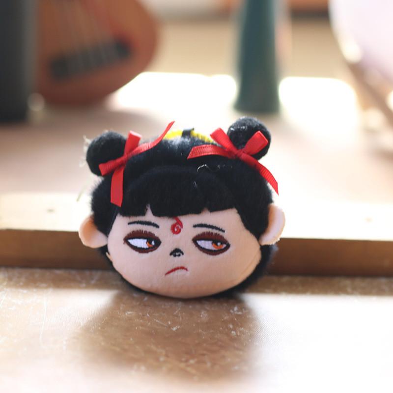 Nezha And Aobing Plush Doll Pp Cotton Plush Keychain Collectors Gift For Fans
