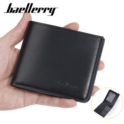 Herren Koreanischer Stil Schlanke Bifold Ledergeldbörse