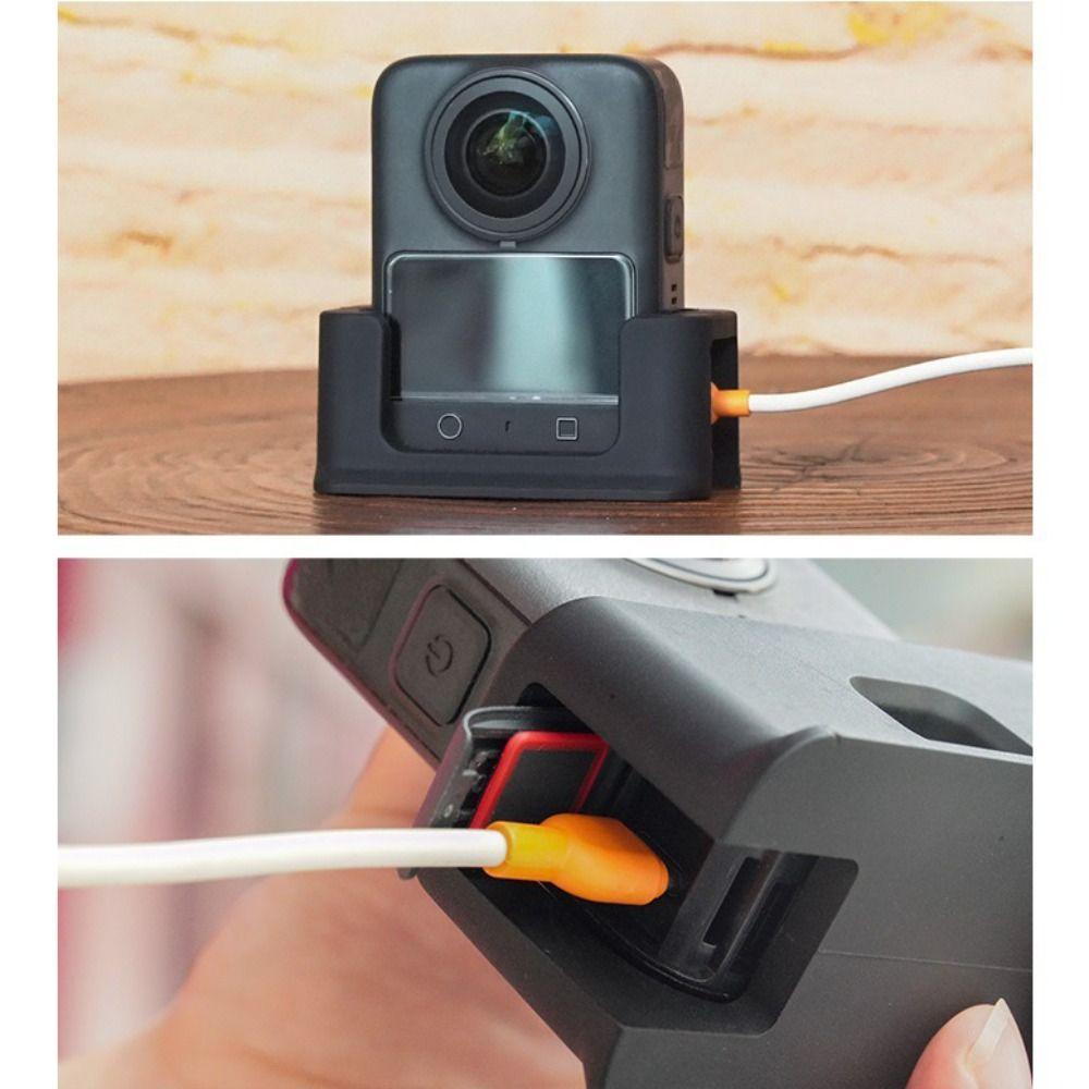 Anti-shake Car Camera Support Base Charging Slot Stand Holder for DJI Osmo 360 Photography