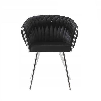 Chair with Armrests Black Tilo Freestanding Armchair