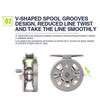 Full Aluminum Ice Fishing Reel Left/Right Handed V-shape Ice Fishing Wheel 50mm 60mm Fly Winter Fishing Reels Gear Ratio 1:1