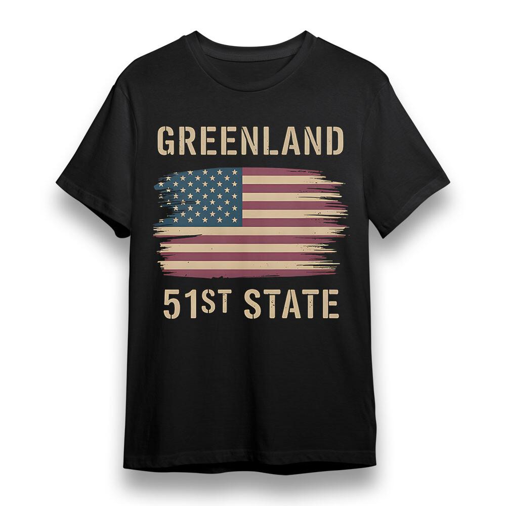 Мужская футболка большого размера с графикой арктического пейзажа, унисекс, черная, хлопковая 4XL