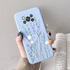 Case For Poco X3 Pro Pocox3 X 3 NFC Cute Heart Flower Back Cover Soft Silicone Matte Protective Funda For Xiaomi Poco X3 Pro Bag