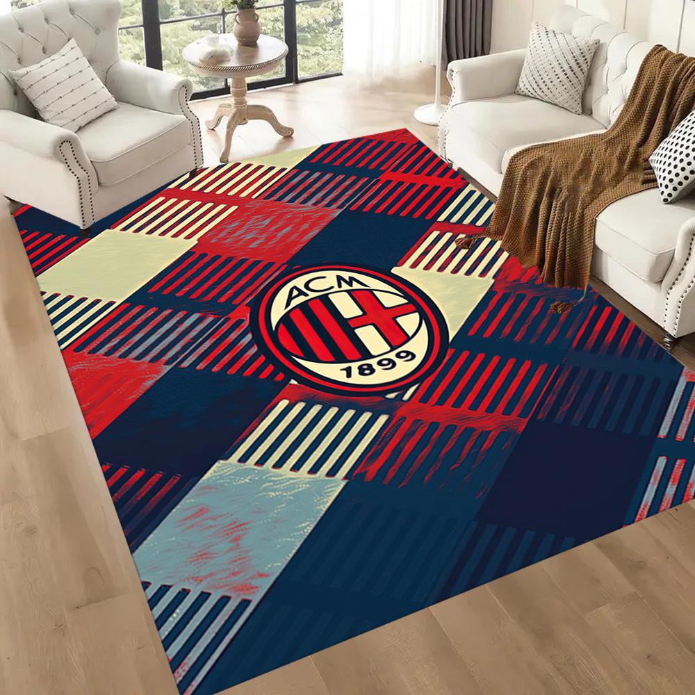 Ac Milan Area Rug Design For Hallway Balcony Outdoor Decorate Room Antislip Rug Office Home Decor Best For Christmas