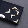100/200pcs Metal Book Corner Protectors Tone Scrapbooking Albums Menus Folders Corner Protectors Card File Menu Corners Book