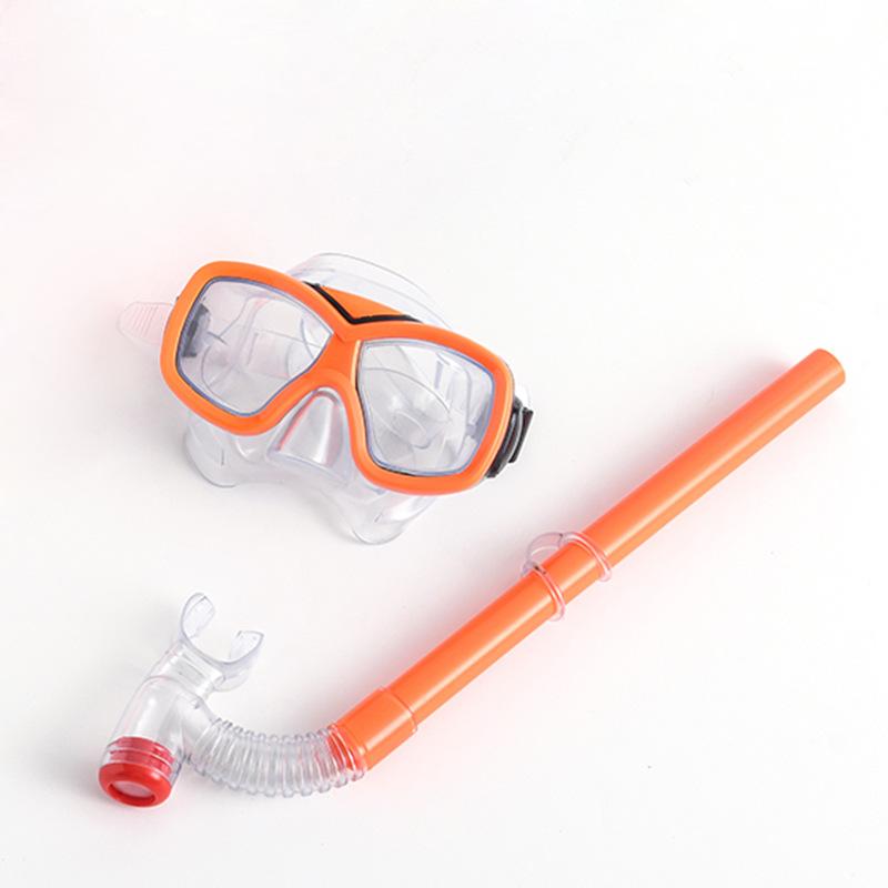 Diving Goggles, Snorkeling Sanbao Set, Swimming Mask, Snorkel, Flippers.