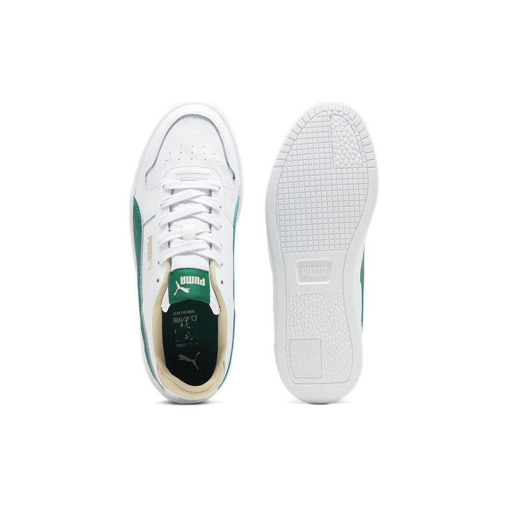 Puma Carina Durable Lightweight Low-Top Sneakers Women sneakers White Green 389390-25