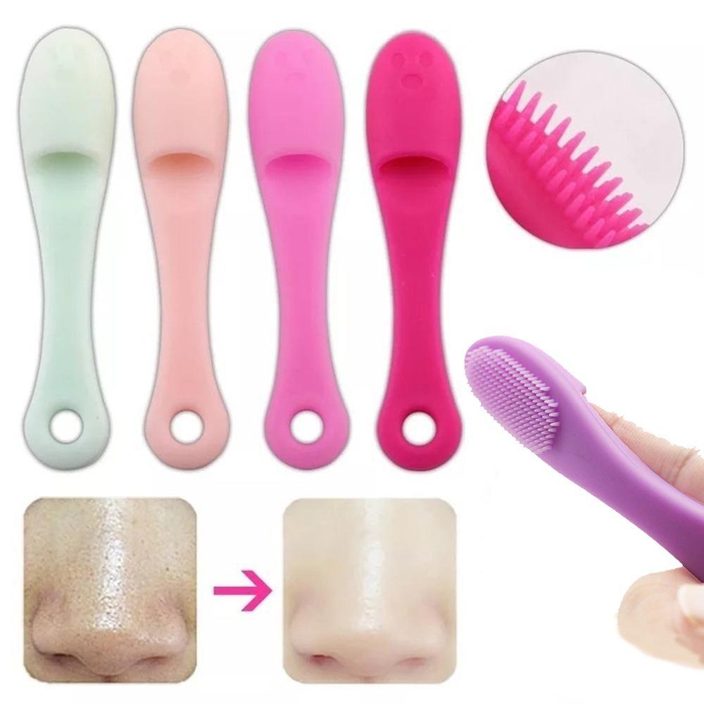 

Инструменты для макияжа Подушечка для чистки пор носа Силиконовая щеточка для лица Очищающее средство для удаления черных точек