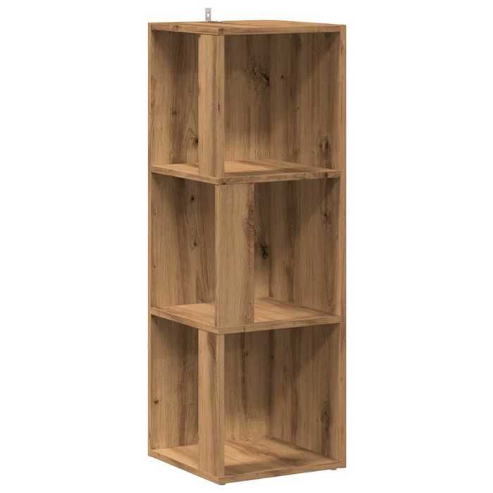 VidaXL Corner Cabinet Artisan Oak 33x33x100 Cm Engineered Wood, Corner Shelf, Bookcase, Display Cabinet, Shelf At 856721