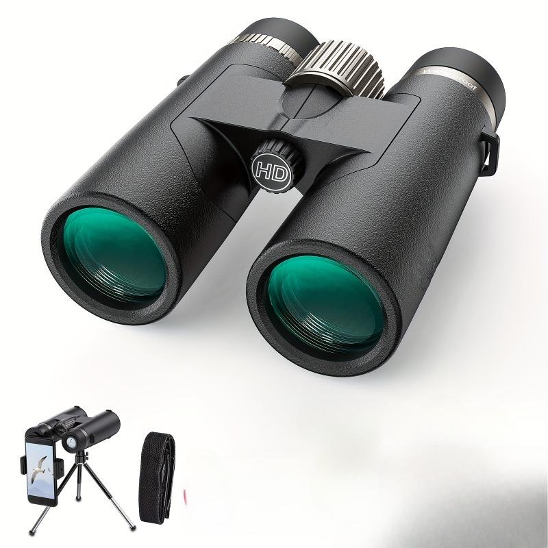 10x42 HD Nitrogen-Filled Waterproof Binoculars for Adults High Powered, Easy-to-Focus Image Stabilized Binoculars
