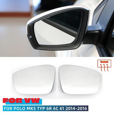Beheiztes Auto-Seitenspiegelglas Für VW Polo V Schrägheck 6R 6C 2010 2011 2012 2013 links rechts Ersatz