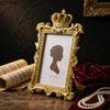 European Crown Photo Frames Golden Floral Border Picture Frame Bedside Table Wedding Anniversary Photo Frame Desk Decoration