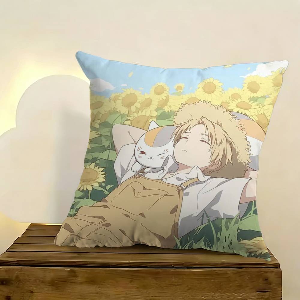 Natsume Book Of Friends Pillow Case Cushion Cover Throw Pillow Case For Car Sofa