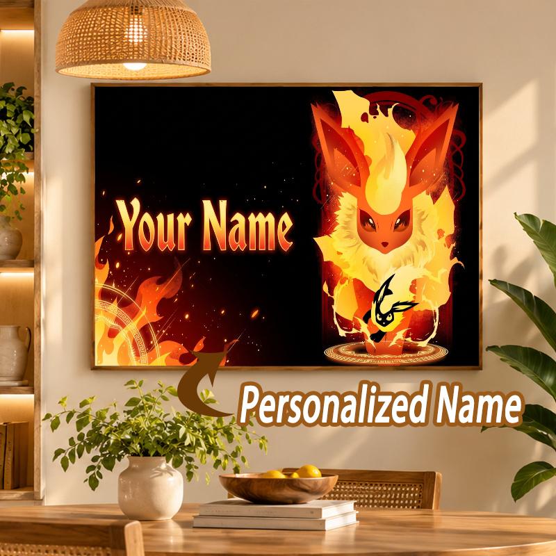 flareon Custom Name Diamond Painting Personalized 5D Full Drill DIY Diamond Art Home Decor