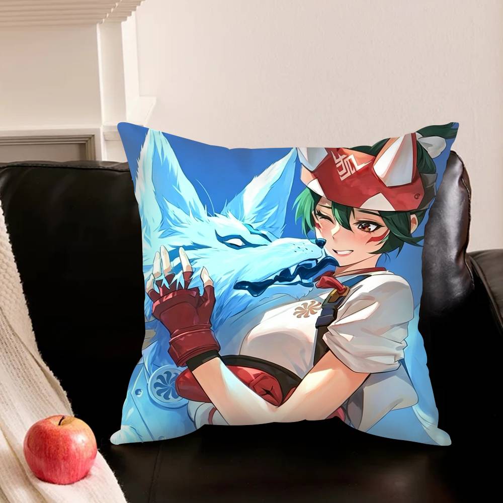 Pop G-Game O-Overwatch-H Pillowcase For Sofa Room Office Decor Printing Protector Cushion Cover Valentine Gift Custom