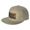 Fashion Angular City Scape Flat Brim Sun Hat  Cap Hats