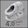 Cixi cotton slippers for autumn and winter new couples non-slip thickened bottom plush warm cotton drag for winter