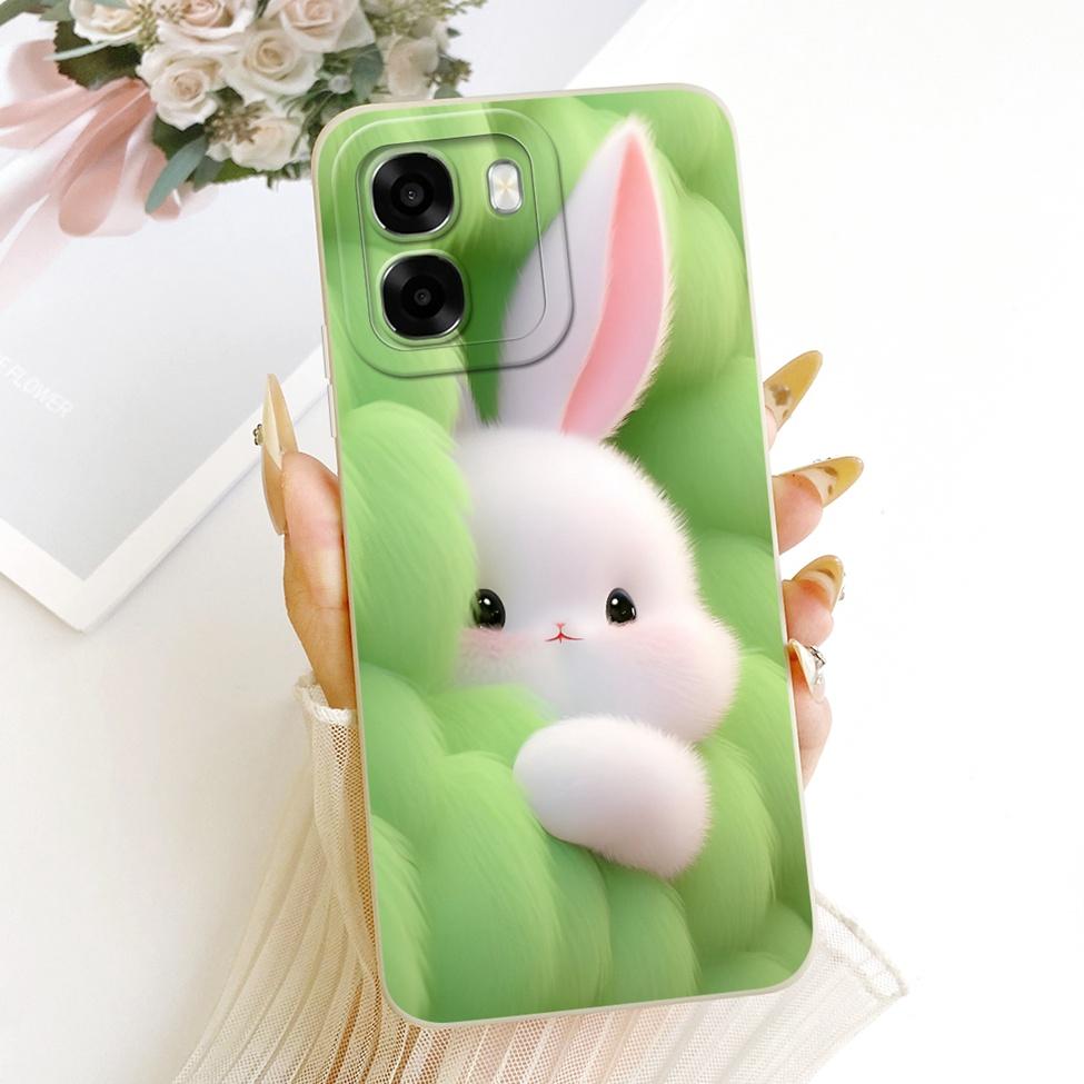 For Oppo A6x 4G CPH2819 5G CPH2783 Phone Case For Oppo A6x Cover Cute Kawaii Luxury Fashion Flowers Cool Painted Silicone Casing