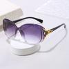 Non-Polarized New Large Frame Oval Shape Sunglasses Women's Fashion Vintage Sun Glasses Women Outdoor Travel Eyewear