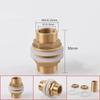 1/8" 1/4" 3/8" 1/2" 3/4" BSPP Male Full Thread Barrel Nipple Bulkhead Brass Connector Water Tank Fitting