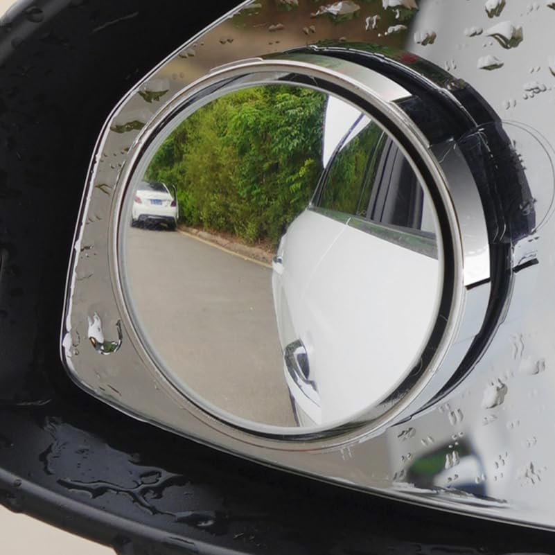 Blind Spot Mirror for Car 2.16 Inch Suction Cup Rearview Mirror Wide Angle Automotive Side View with Easy Installation and Clear Glare-Reducing