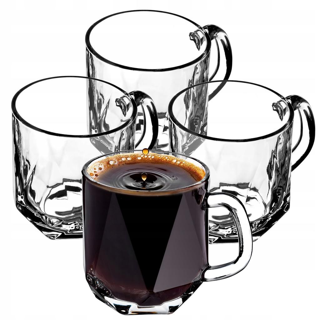 KADAX Vasos 300ml Para Café Té Bebidas Vaso Con Asa Juego