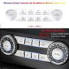 For Mercedes Benz C GLK W204 X204 Auto Car Console Air AC MONO Switch Cover Trim