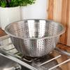 Steel Kitchen Colander Strainer for Straining Vegetables and Fruits 24 cm